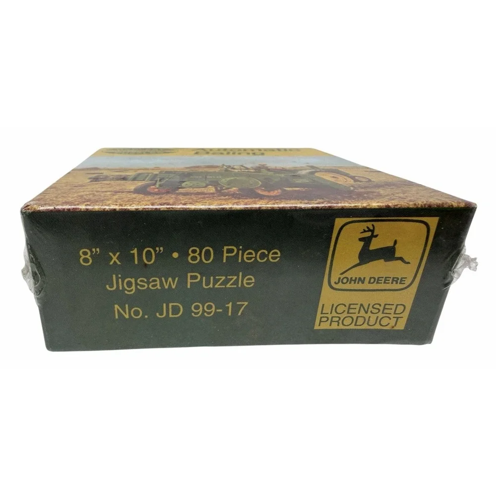 John Deere Vintage Jigsaw Puzzle Lot 3 Putt-Putt Automatic Baling Industrial